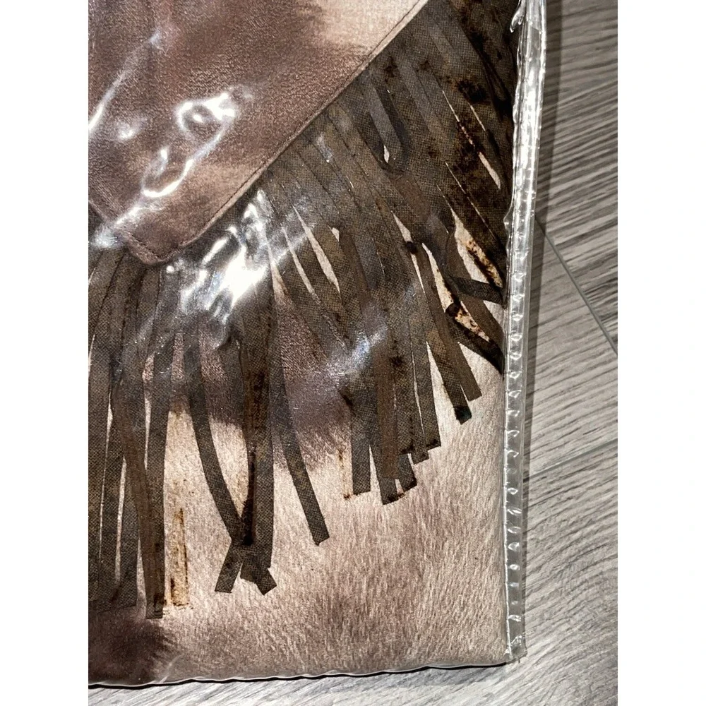 HiEnd Accents Cow Print‎ Western Decor Table Runner 14